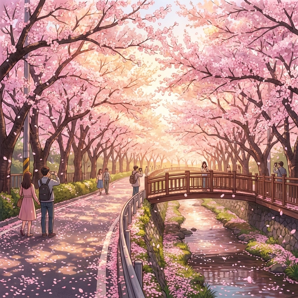 Chasing the Pink Wave: A 7-Day Cherry Blossom Itinerary from Jinhae to Seoul