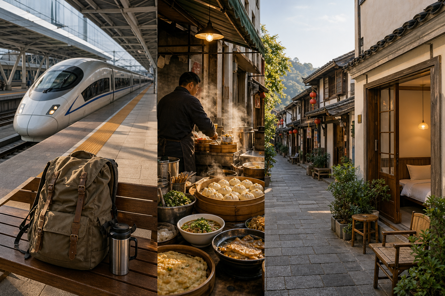 Budget travel in China with trains, street food, and simple guesthouses