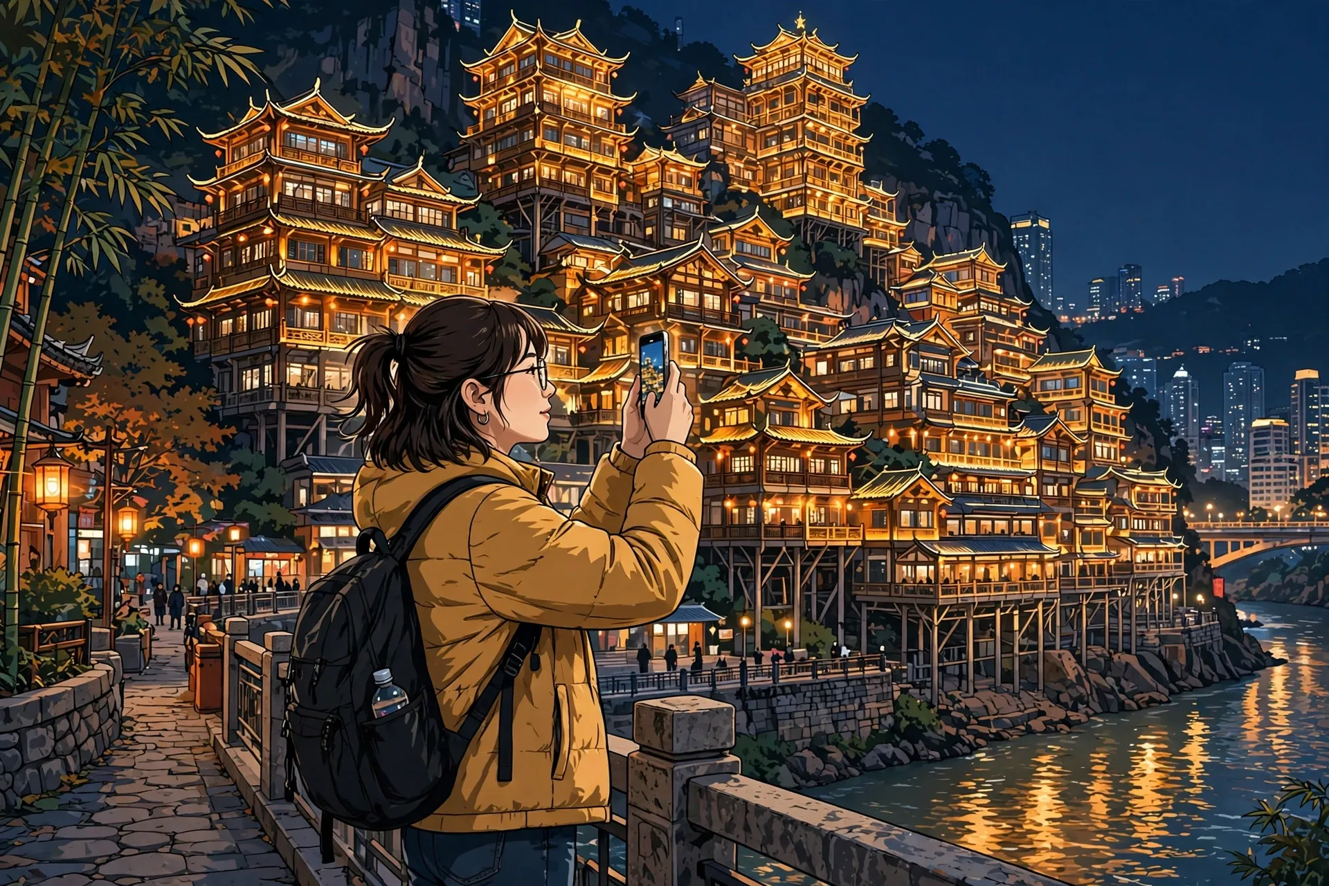 Chongqing in two days: hotpot, the monorail, and Hongyadong