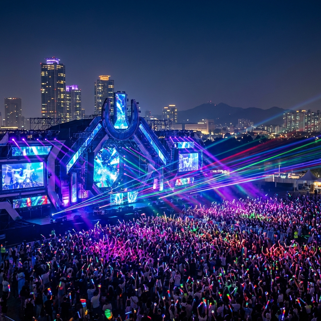 High-Energy Korean Music Festival