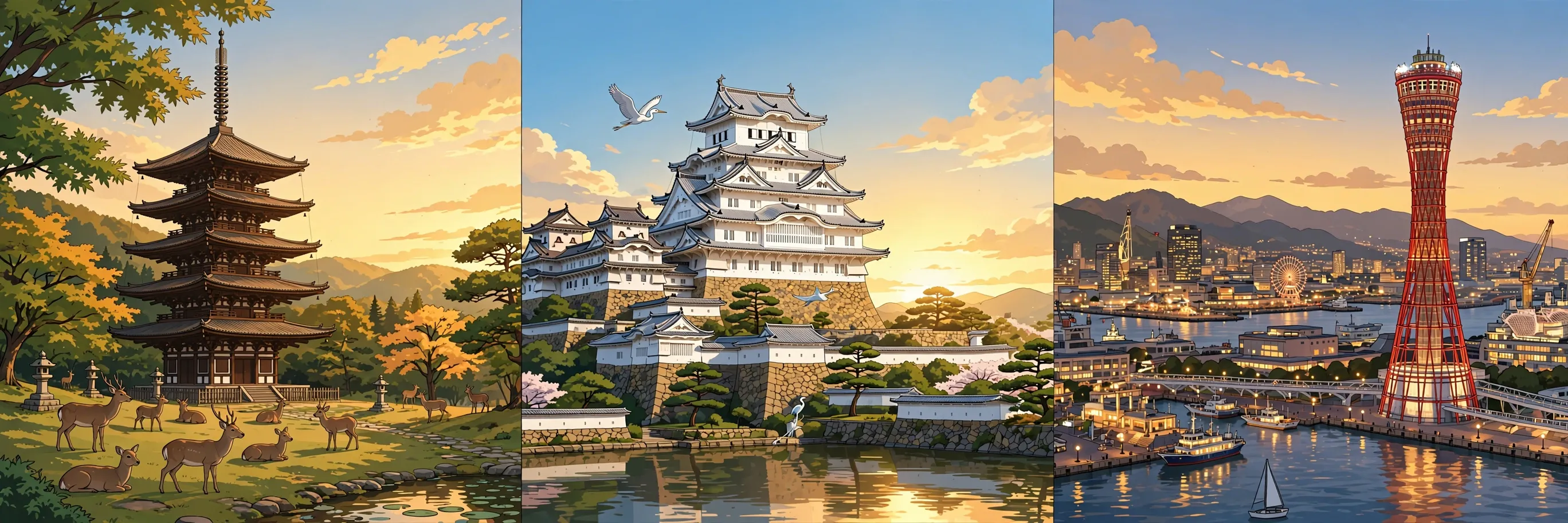 Day trips from Osaka: Nara vs Himeji vs Kobe in one slot
