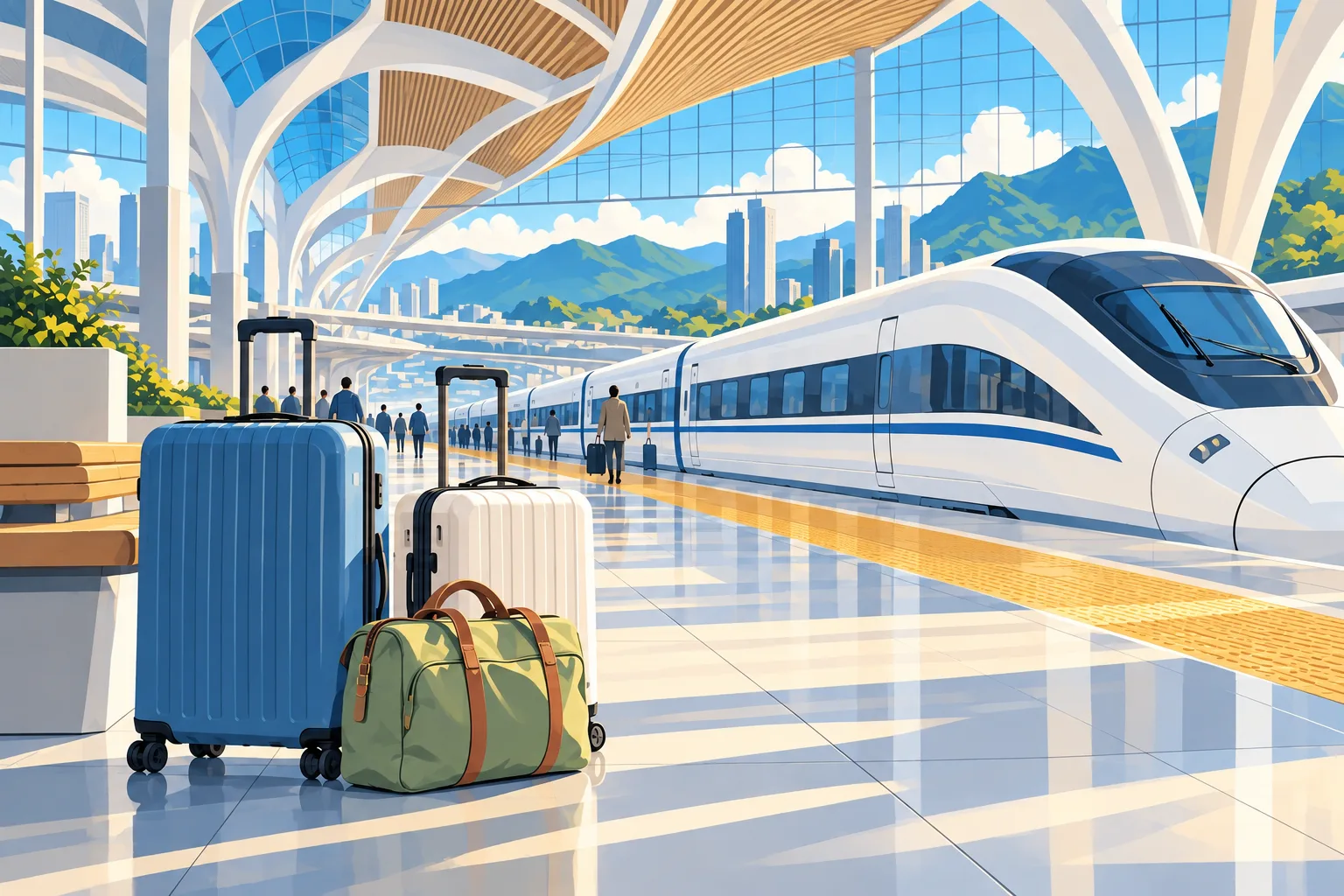 China High-Speed Train Luggage: Measure Your Suitcase Before Leaving Singapore