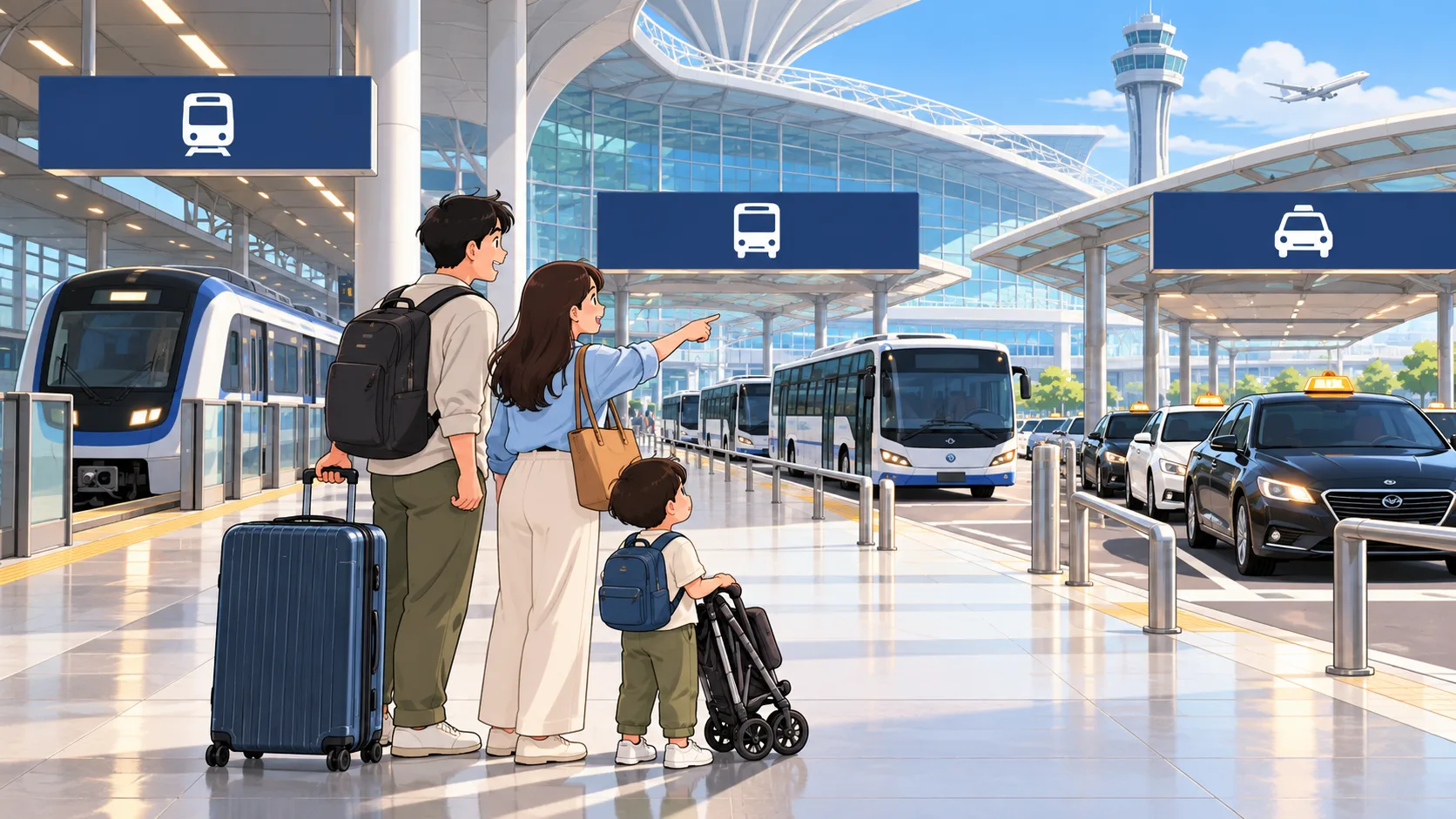 Incheon Airport to Seoul With Kids: Train, Bus or Taxi?