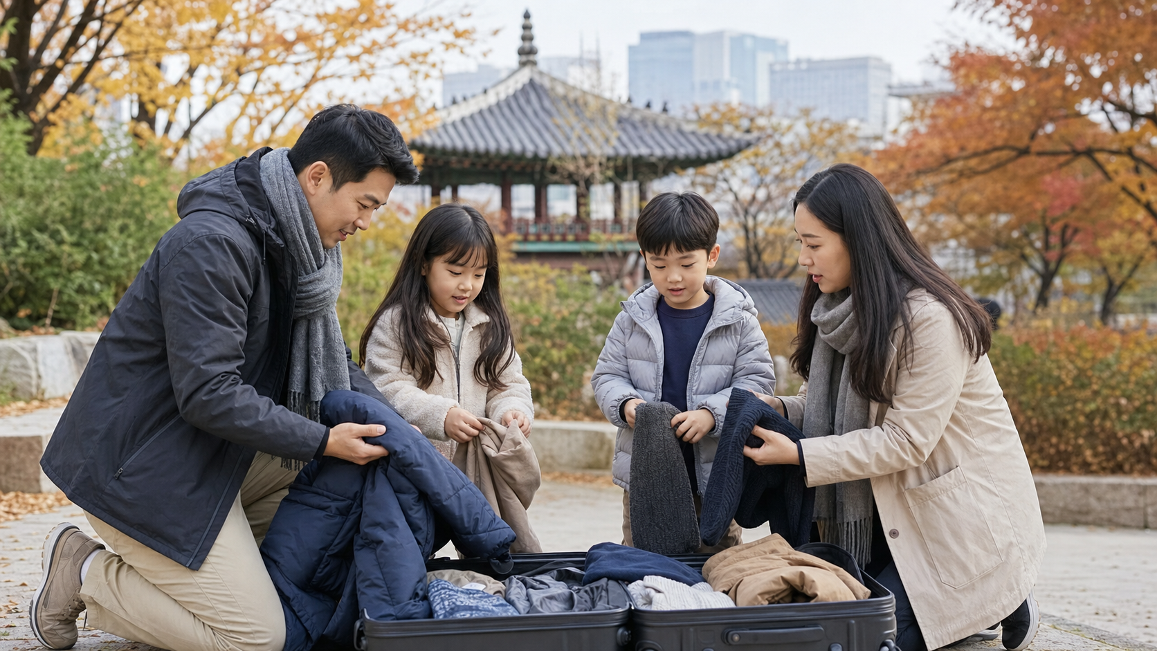 Korea Family Trip Weather and Clothing Guide