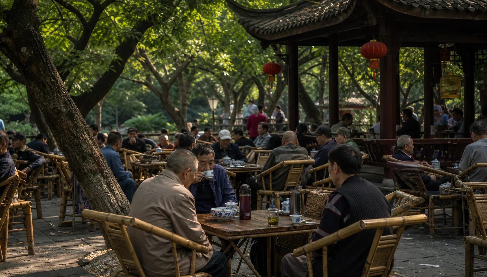 Chengdu Tea Culture: Renmin Park Teahouses & Afternoon Chengdu Life