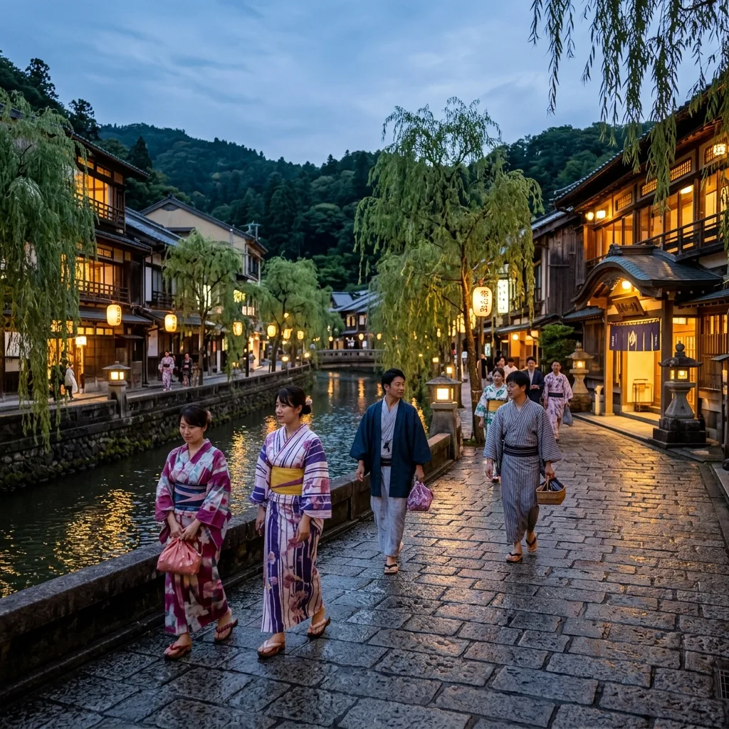 Kinosaki Onsen Town: Yukata, Geta & Seven Public Bath Circuit