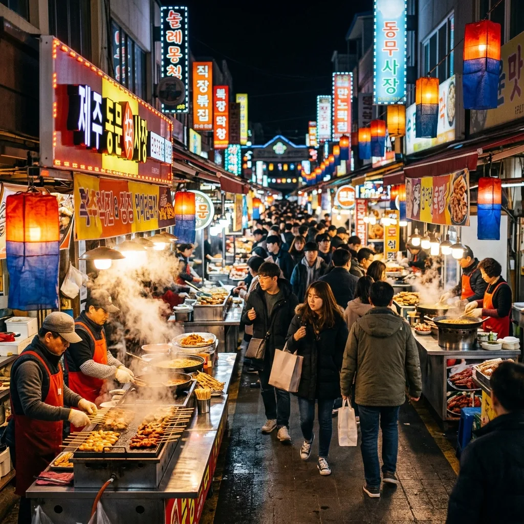 Night Market Guide Jeju: What to Eat at Dongmun Market and Beyond