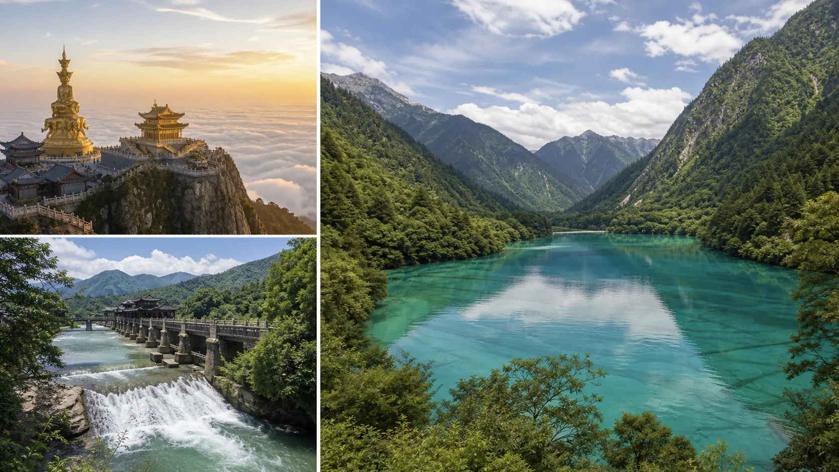 Day Trips from Chengdu: Emei Mountain, Dujiangyan & Jiuzhaigou Access