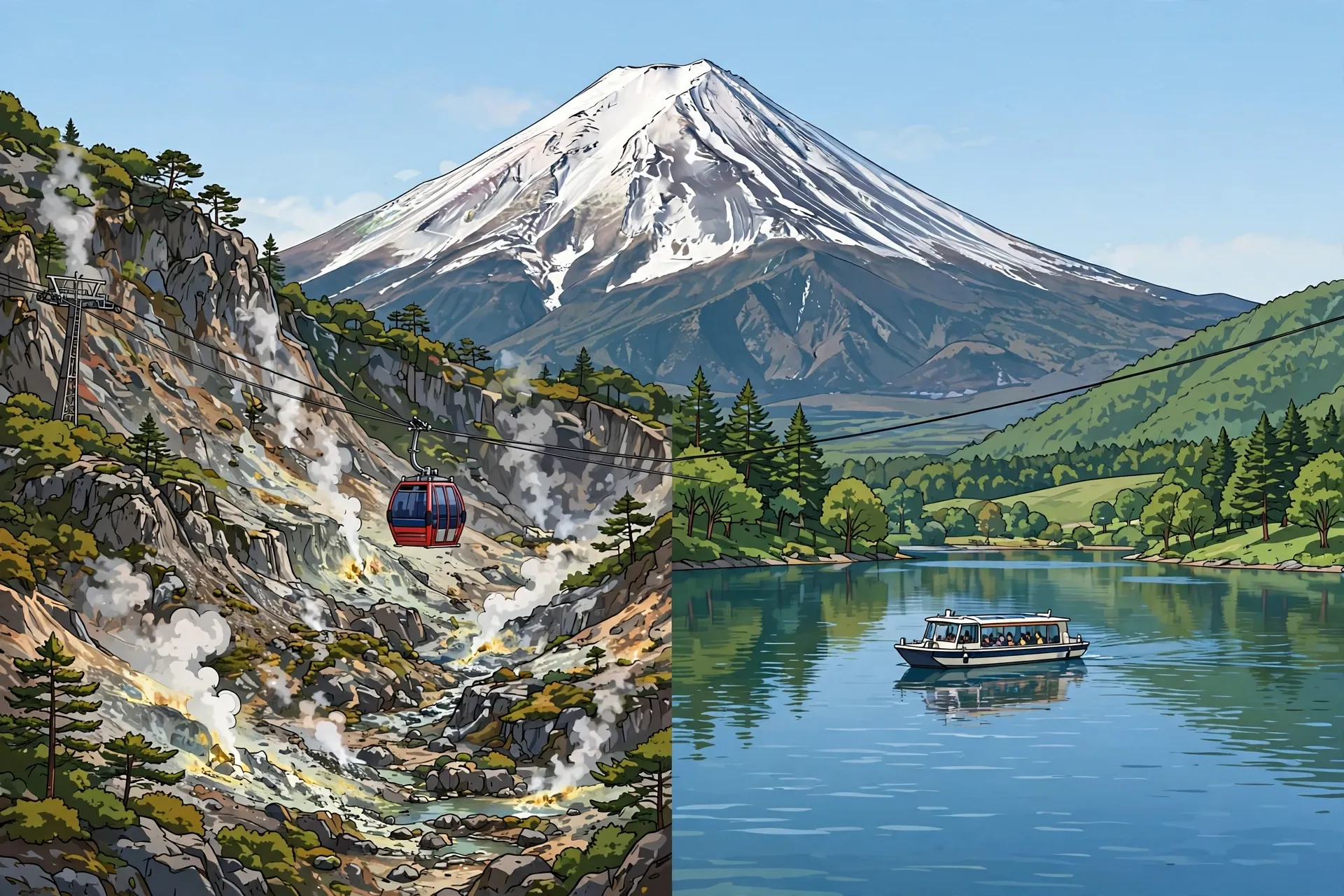 Mount Fuji day trip: the Hakone loop vs Kawaguchiko, decided