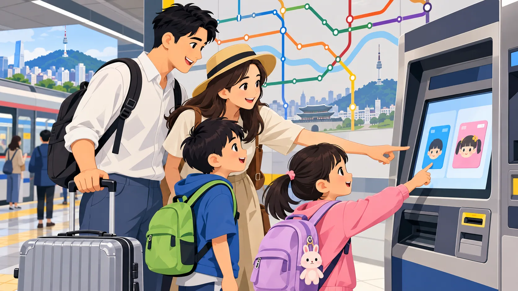 Seoul Child Transit Fares and T-money: A Family Guide