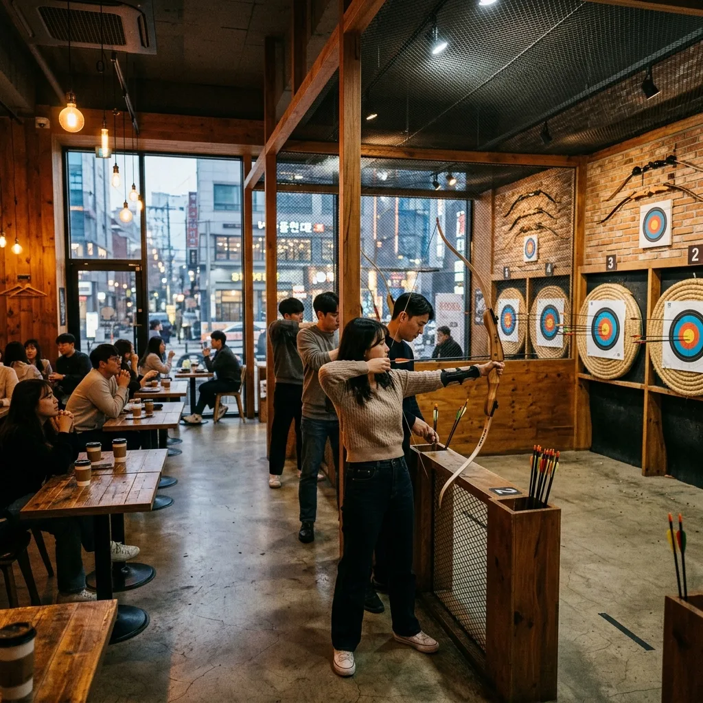 Archery Cafes in Seoul: Korea's Most Unique Recreation Trend