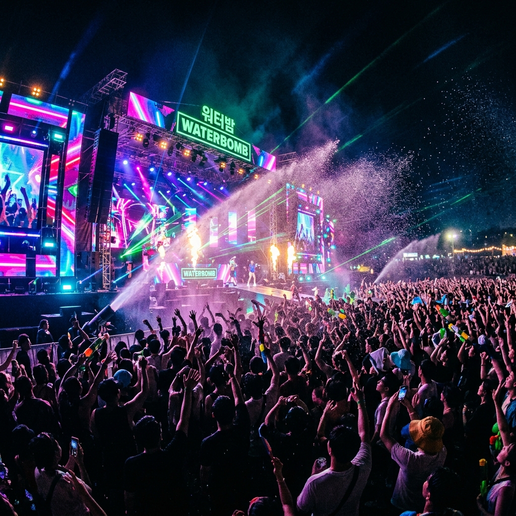 High-energy Summer Music Festival in Korea
