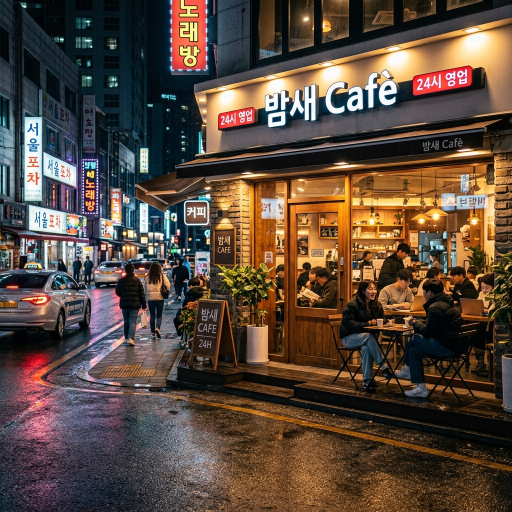 Late-Night Cafes in Seoul: A Guide for Night Owls