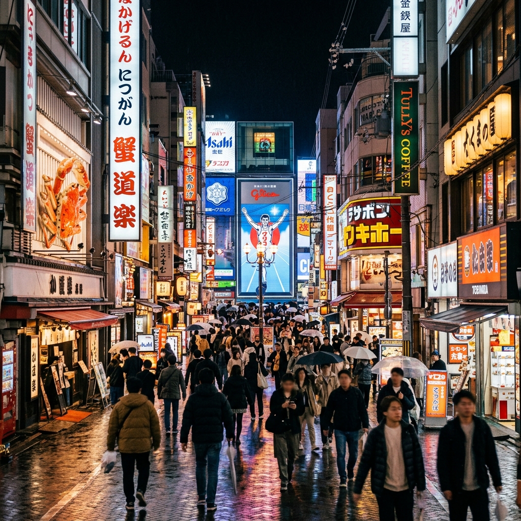 Osaka's vibrant Namba and Shinsaibashi districts beckon travelers with their unique charm and endless attractions.